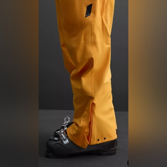 Zara Waterproof Men's Yellow Ski Bib - Picture 4 of 9